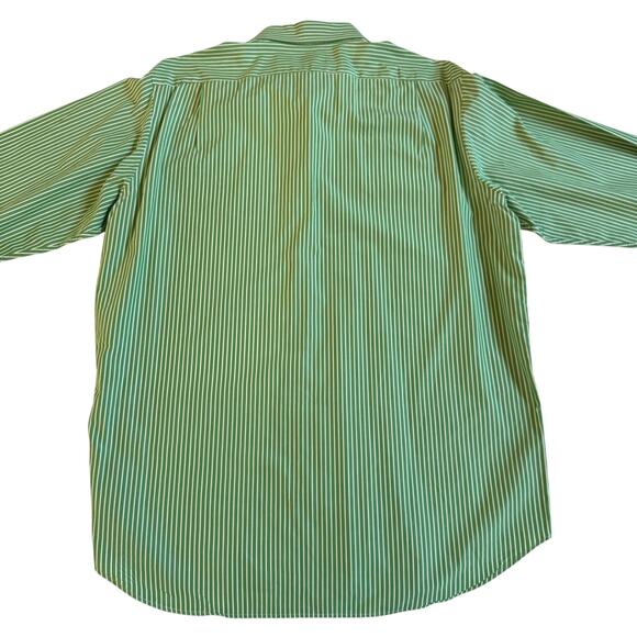 Ralph Lauren Purple Label Mens Stripe Long Sleeve Dress Shirt EUC Size XL Preppy - Picture 6 of 13